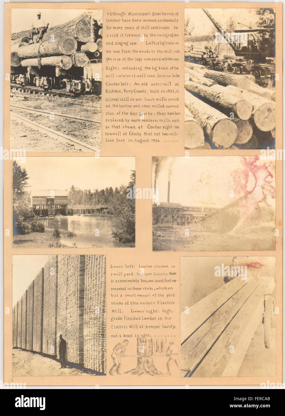 Pictorial History [of] Mississippi Architecture and Industry Stock