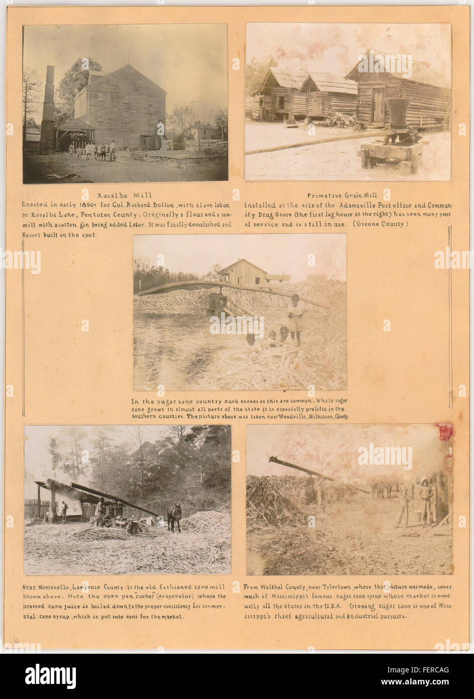 Pictorial History [of] Mississippi Architecture and Industry Stock