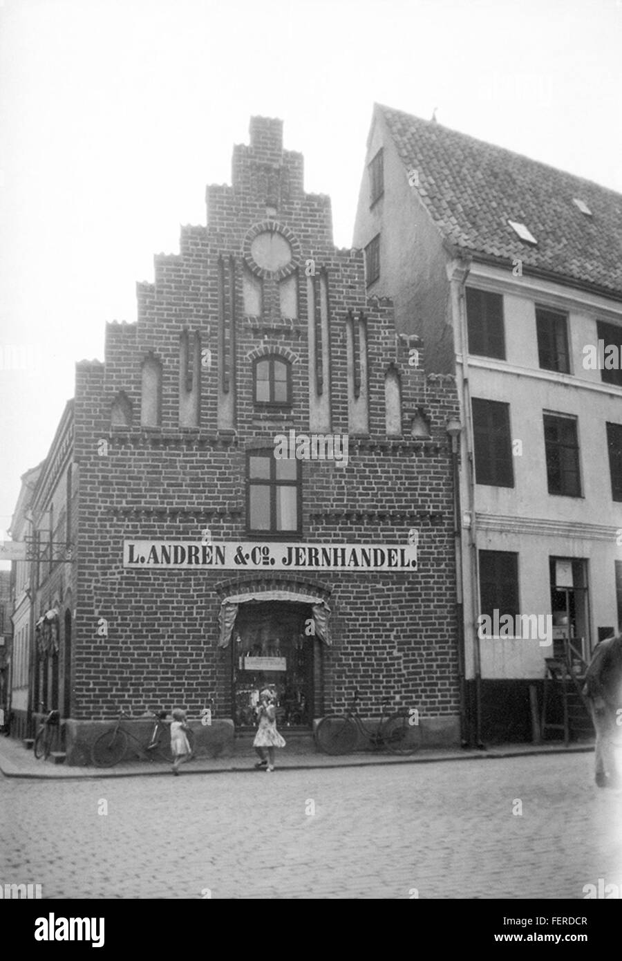 Small hardware store in " the Latin school", Ystad, Skåne, Sweden Small