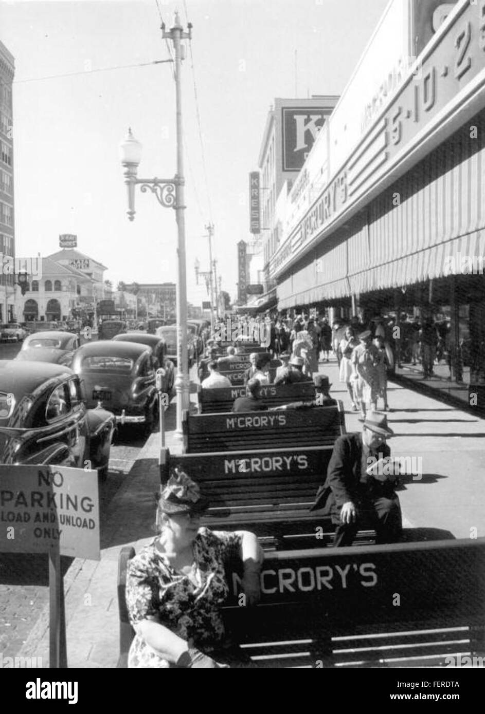 View in front of McCrory's store Saint Petersburg Stock Photo Alamy