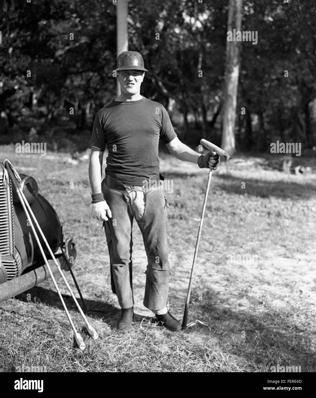 Gulfstream Polo Club member Gerald Dempsey Delray Beach Stock Photo