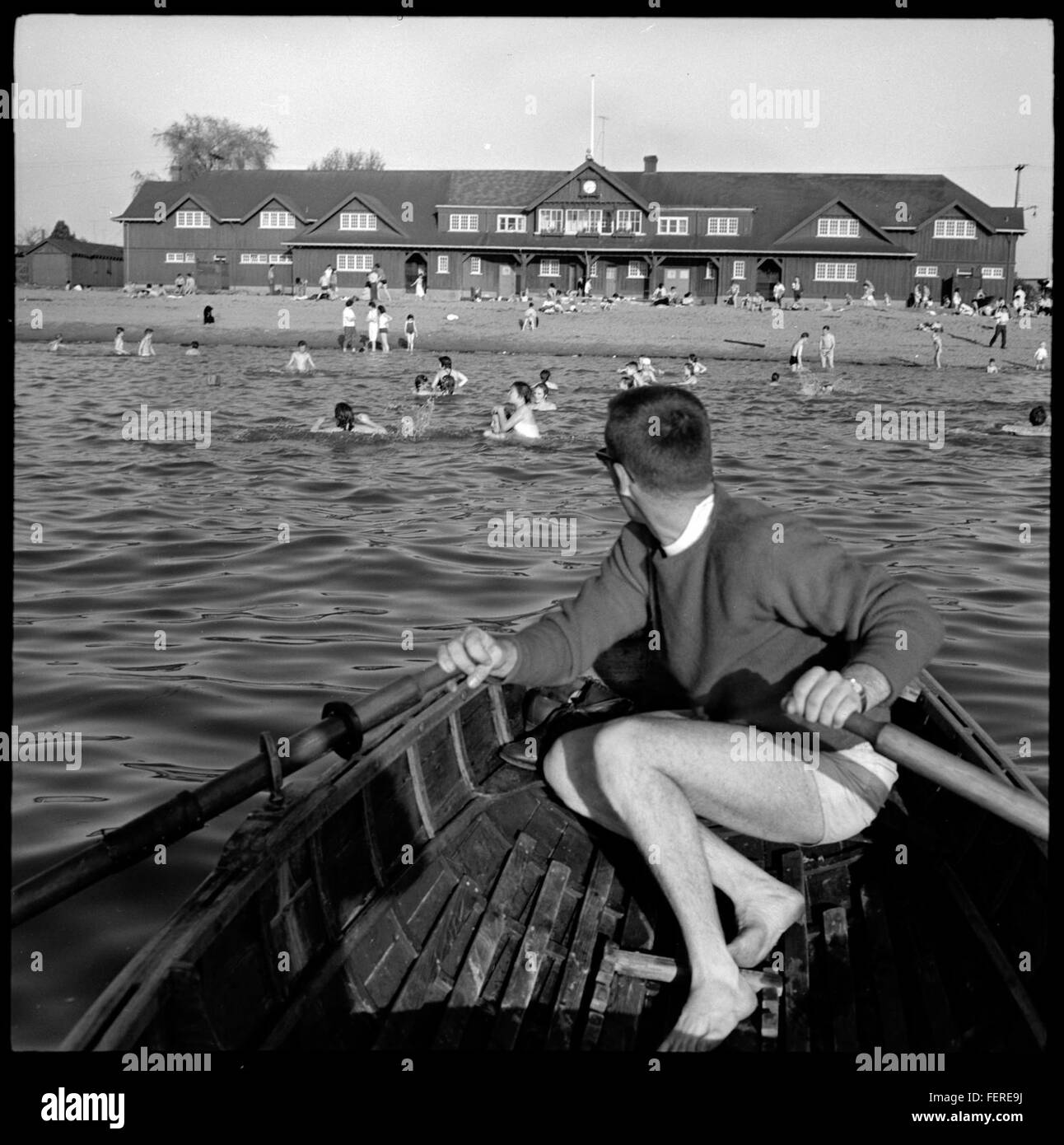 Lifeguard, Kitsilano Beach VPL 39698 Stock Photo Alamy