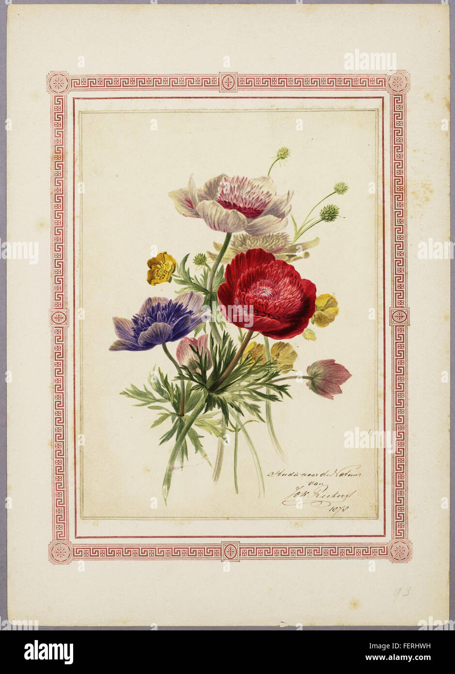 An album amicorum, a historical friendship book used to record ...
