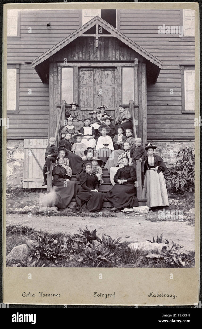 Fra sykestuen i Kabelvåg, ca. 1900-1905 Fra sykestuen i Kabelvåg, ca 1900-1905 Stock Photo