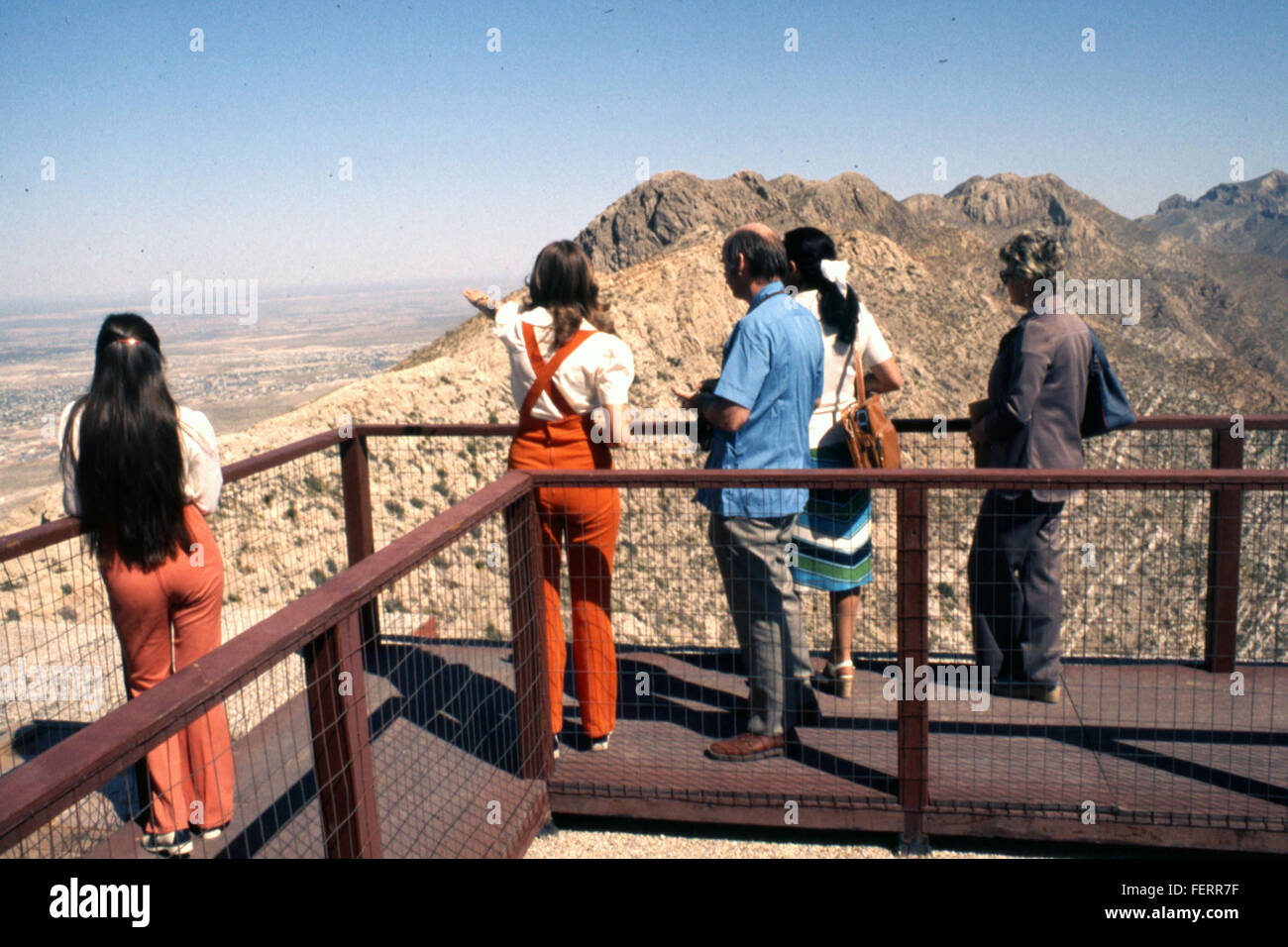 EL PASO, lookout, Mountain, Texas Stock Photo Alamy
