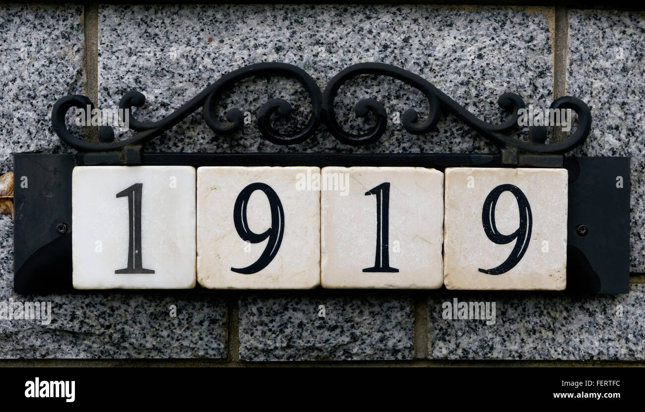 Year 1919 hi-res stock photography and images - Alamy
