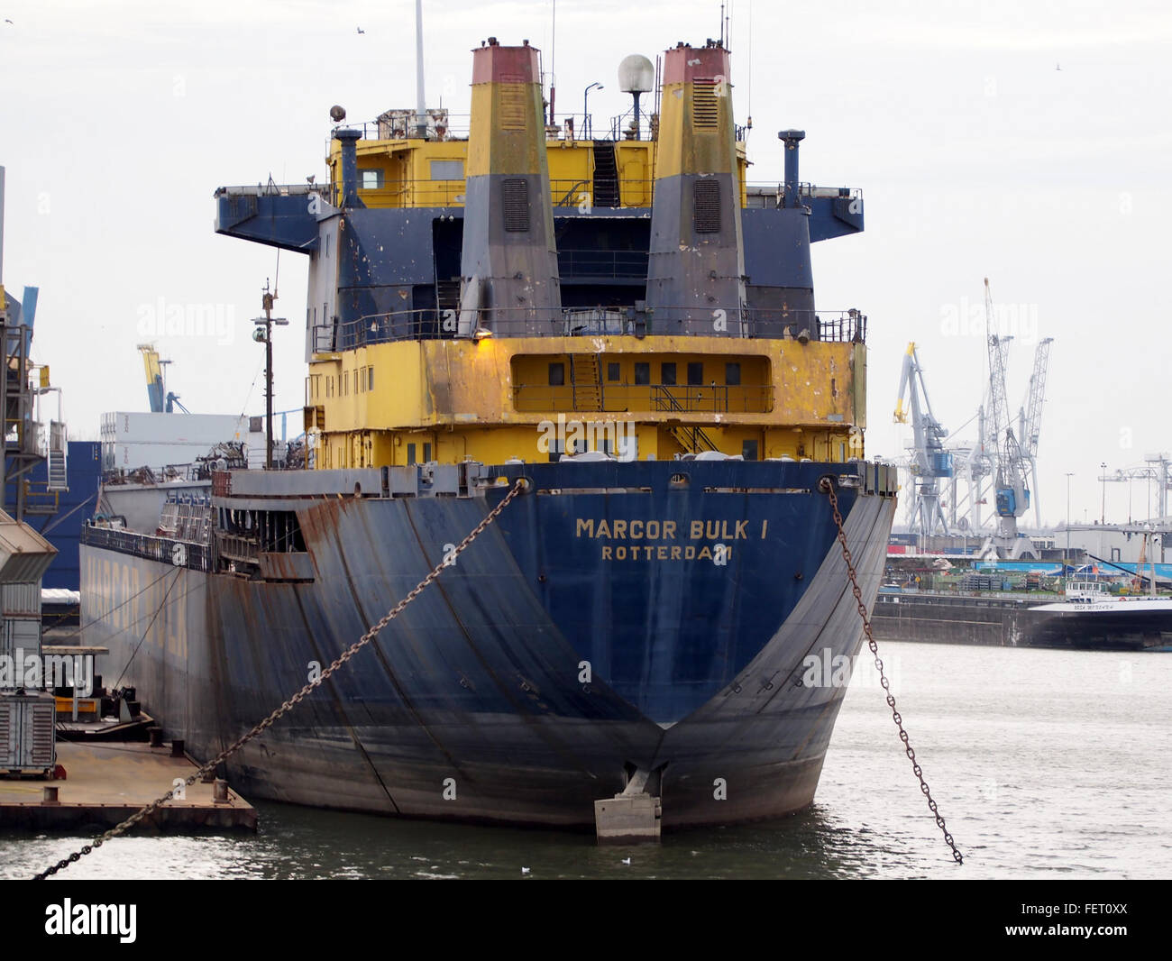 Marcor Bulk 1 - IMO 7414987 Port of Rotterdam pic4 Stock Photo