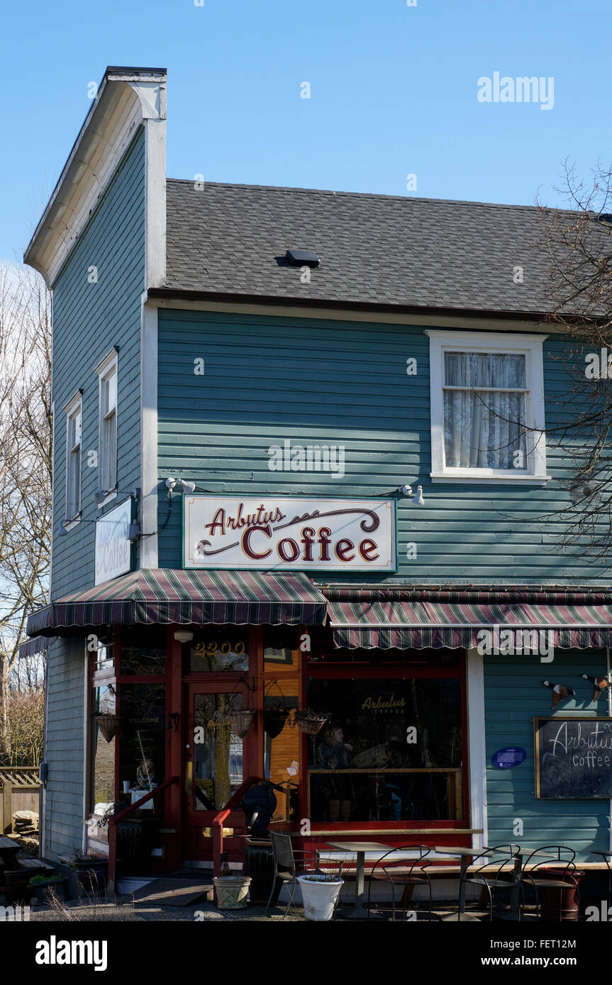 Arbutus Coffee shop in Kitsilano, Vancouver, British Columbia, Canada