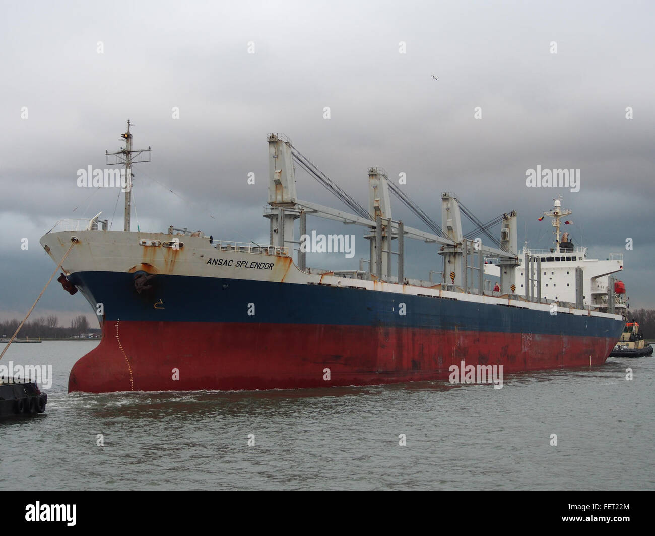 Ansac Splendor (ship, 2004) IMO 9288239 Port of Antwerp pic3 Stock Photo
