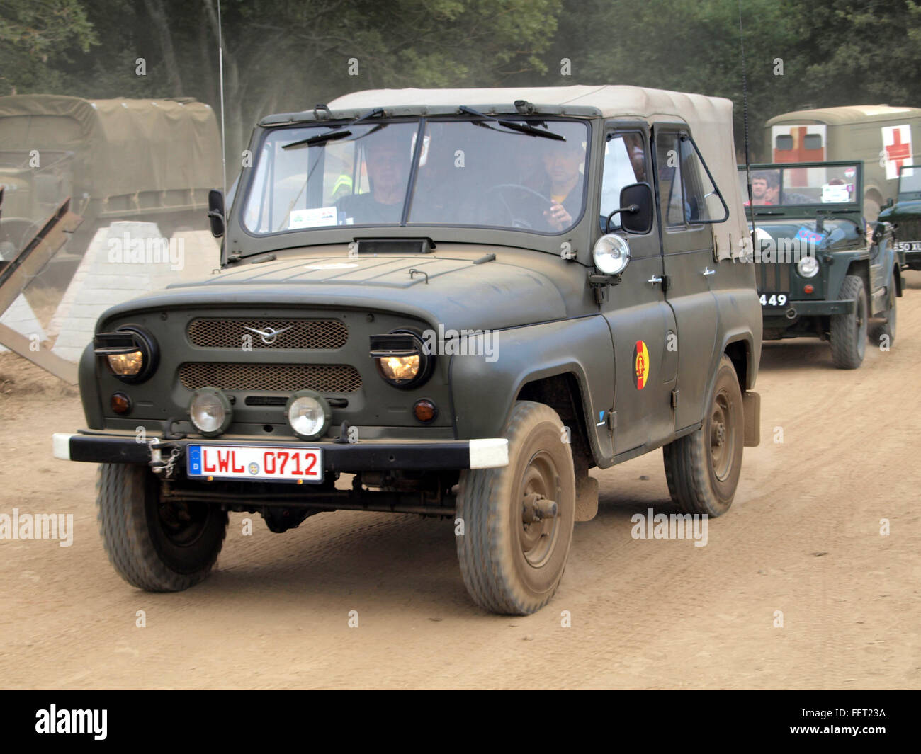 UAZ 469 East German army pic1 Stock Photo