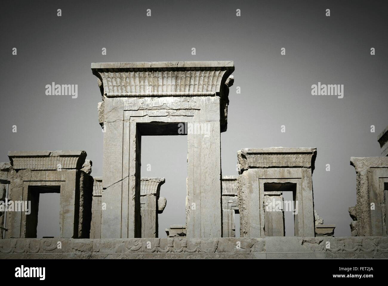 High Section Of Tachara Palace Stock Photo - Alamy