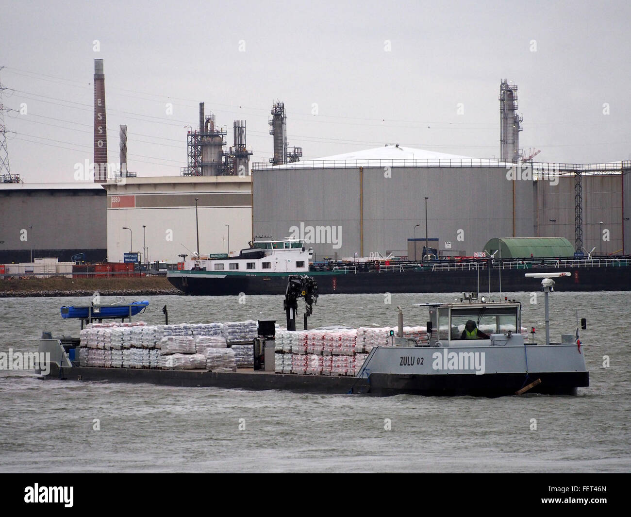 Zulu 02 (ship, 2015) Port of Antwerp pic1 Stock Photo