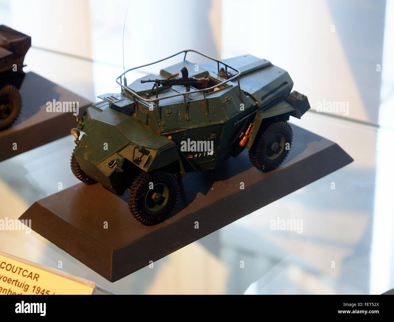 Model of a Scoutcar Stock Photo - Alamy
