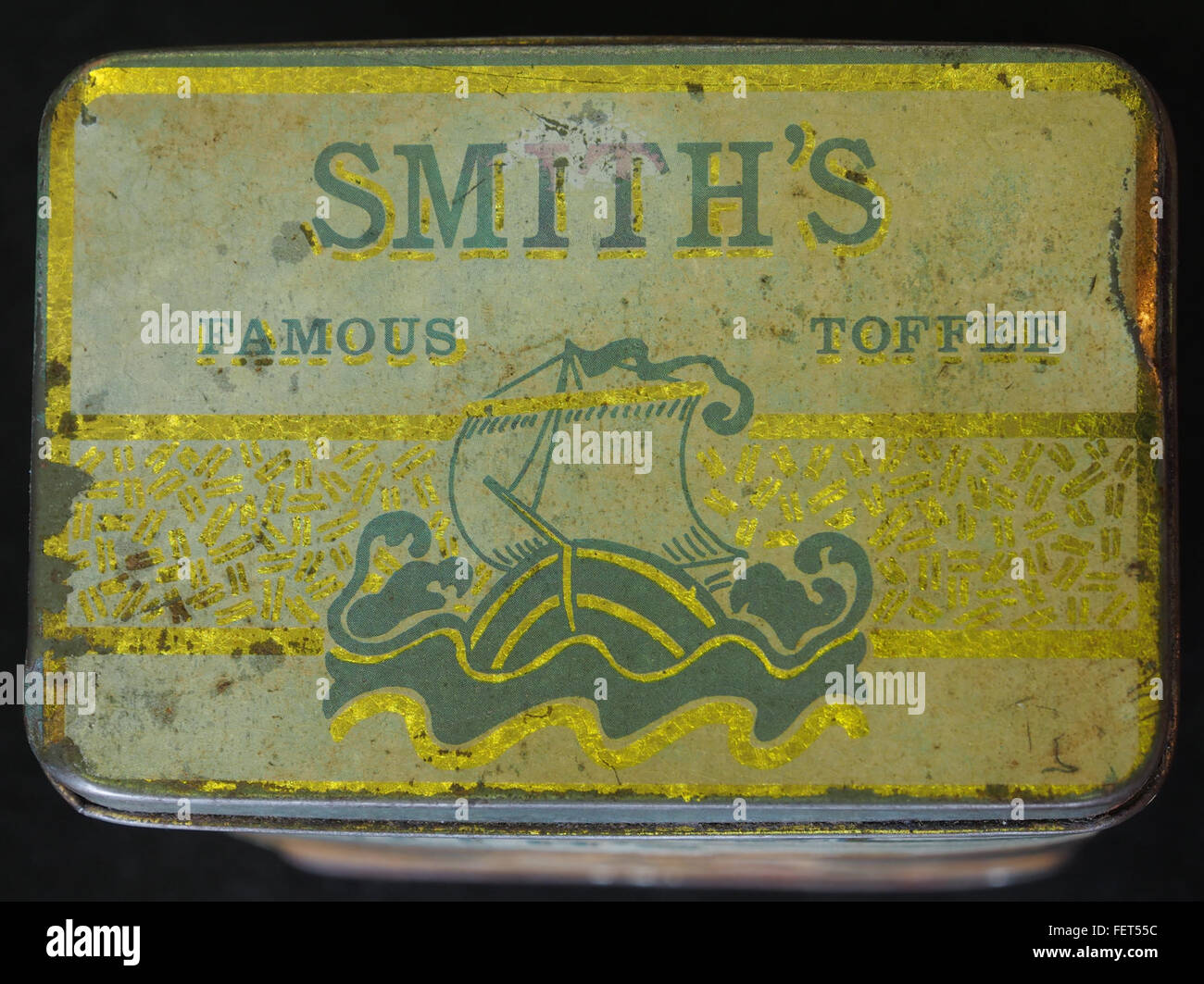 Smiths famous toffee tin, photo 1 Stock Photo