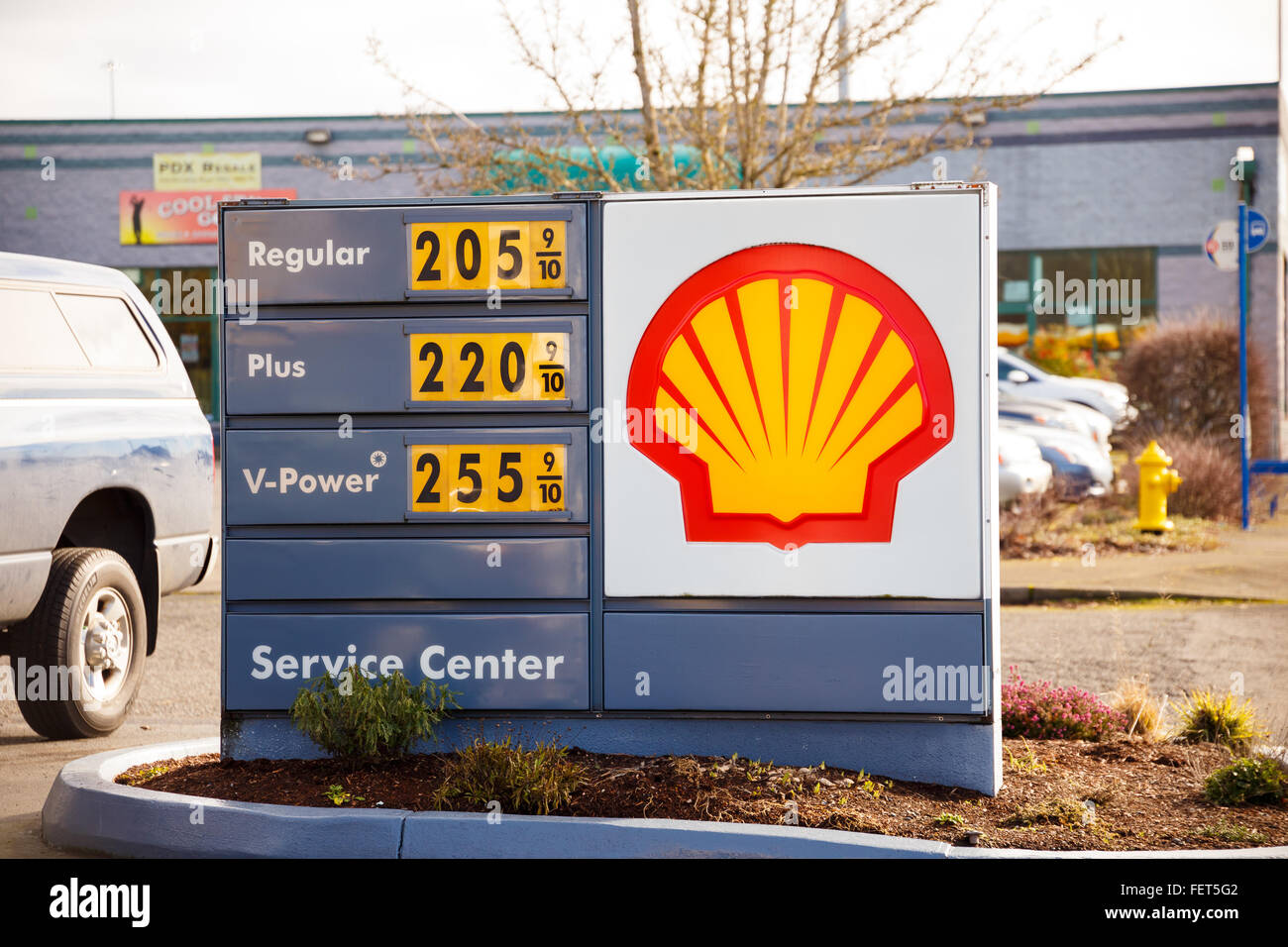 Gas station prices hi-res stock photography and images - Alamy