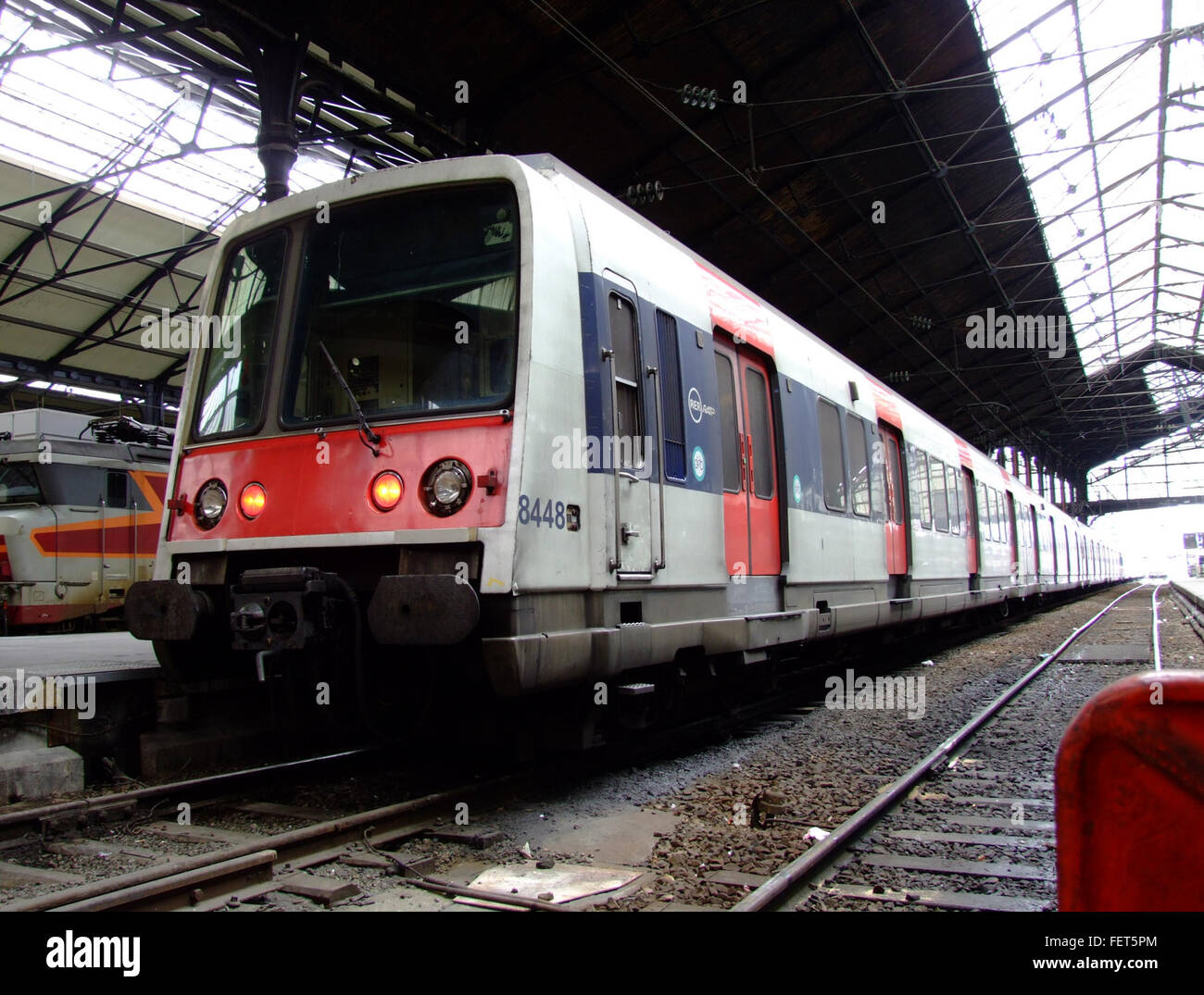 RER RATP 8448 Stock Photo