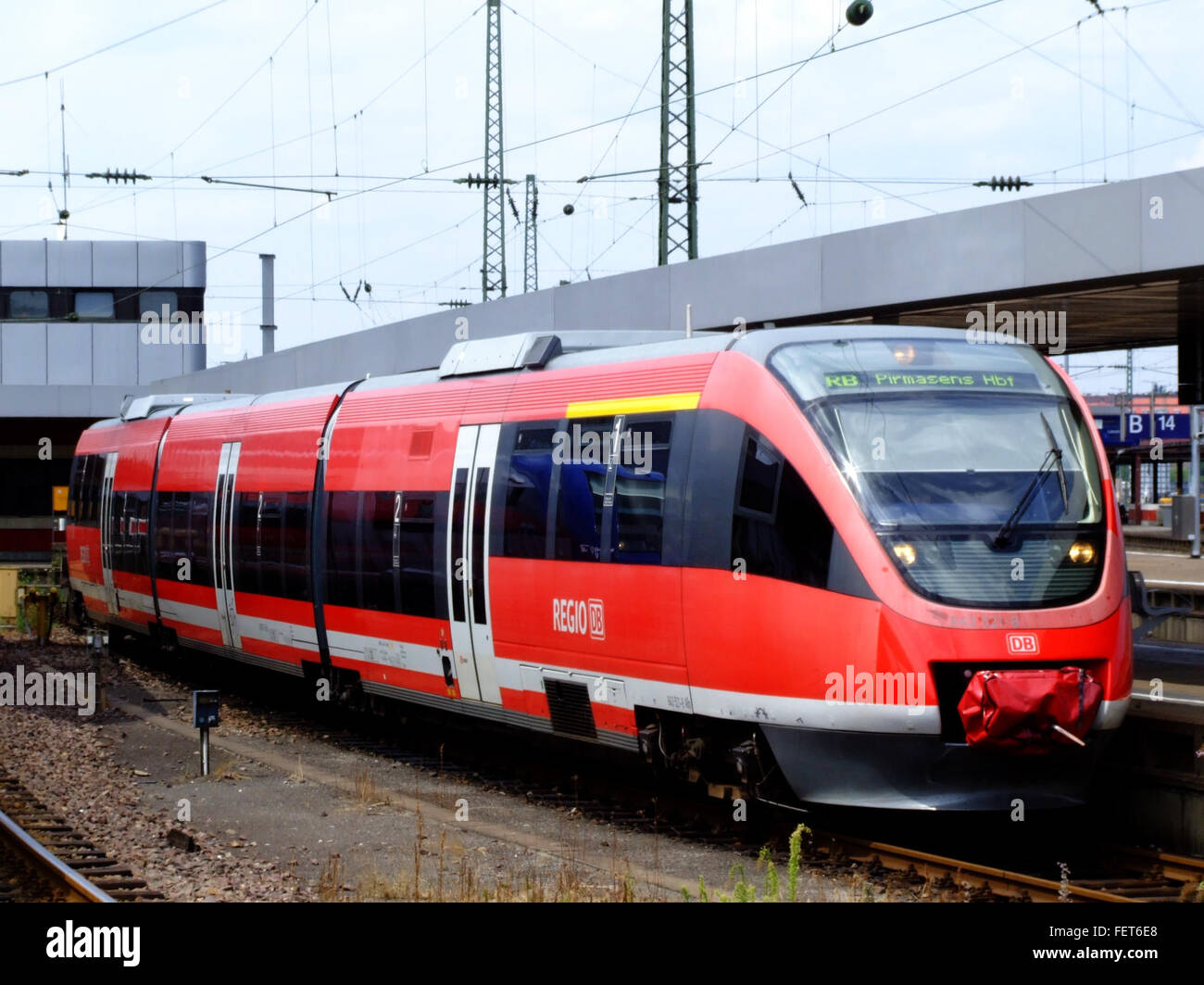 Regio DB 643 521-8 at SaarbrC3BCcken Stock Photo