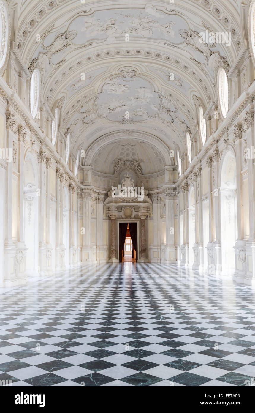 Great Gallery, Galleria Grande, Reggia di Venaria Reale, Palace of