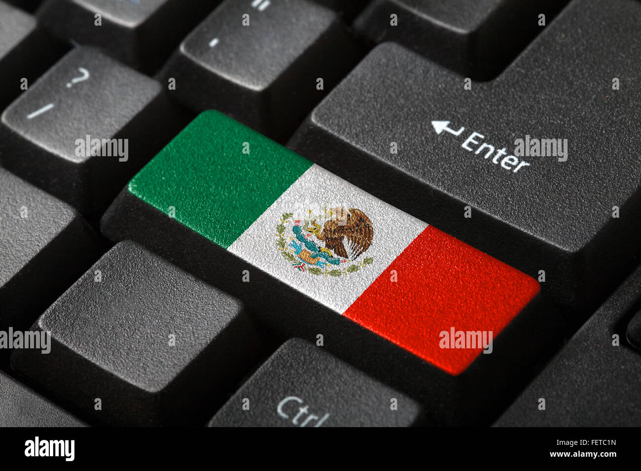 Computer keyboard mexico flag concept hi-res stock photography and images -  Alamy