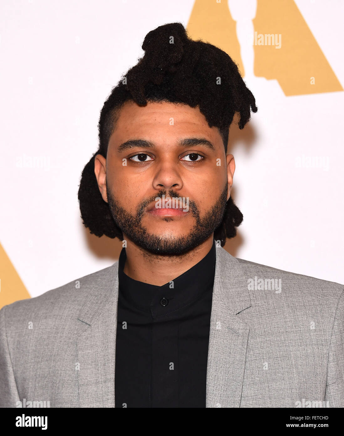 Beverly Hills, California, USA. 8th Feb, 2016. The Weeknd arrives for ...