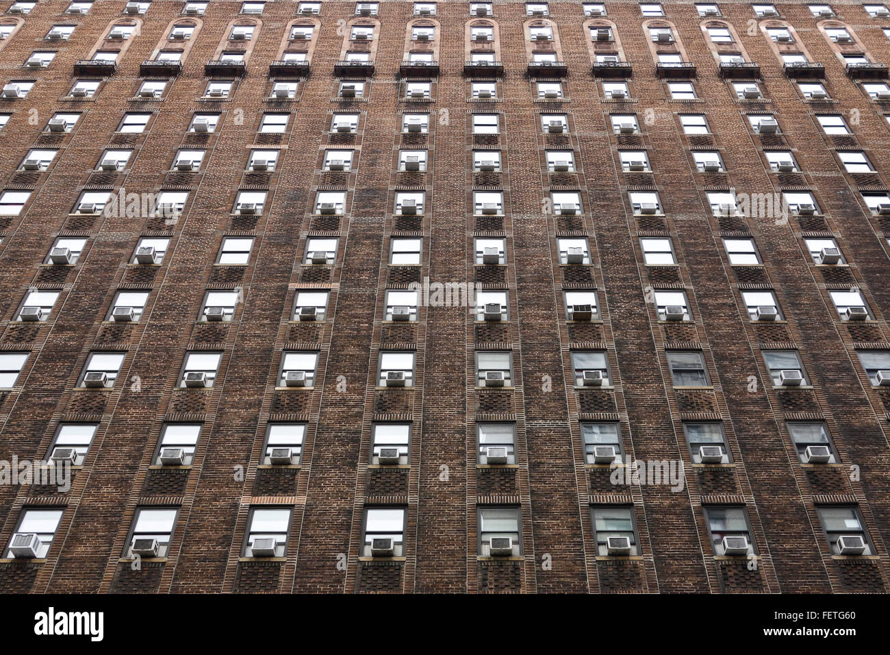 Windows On Building Facade Stock Photo