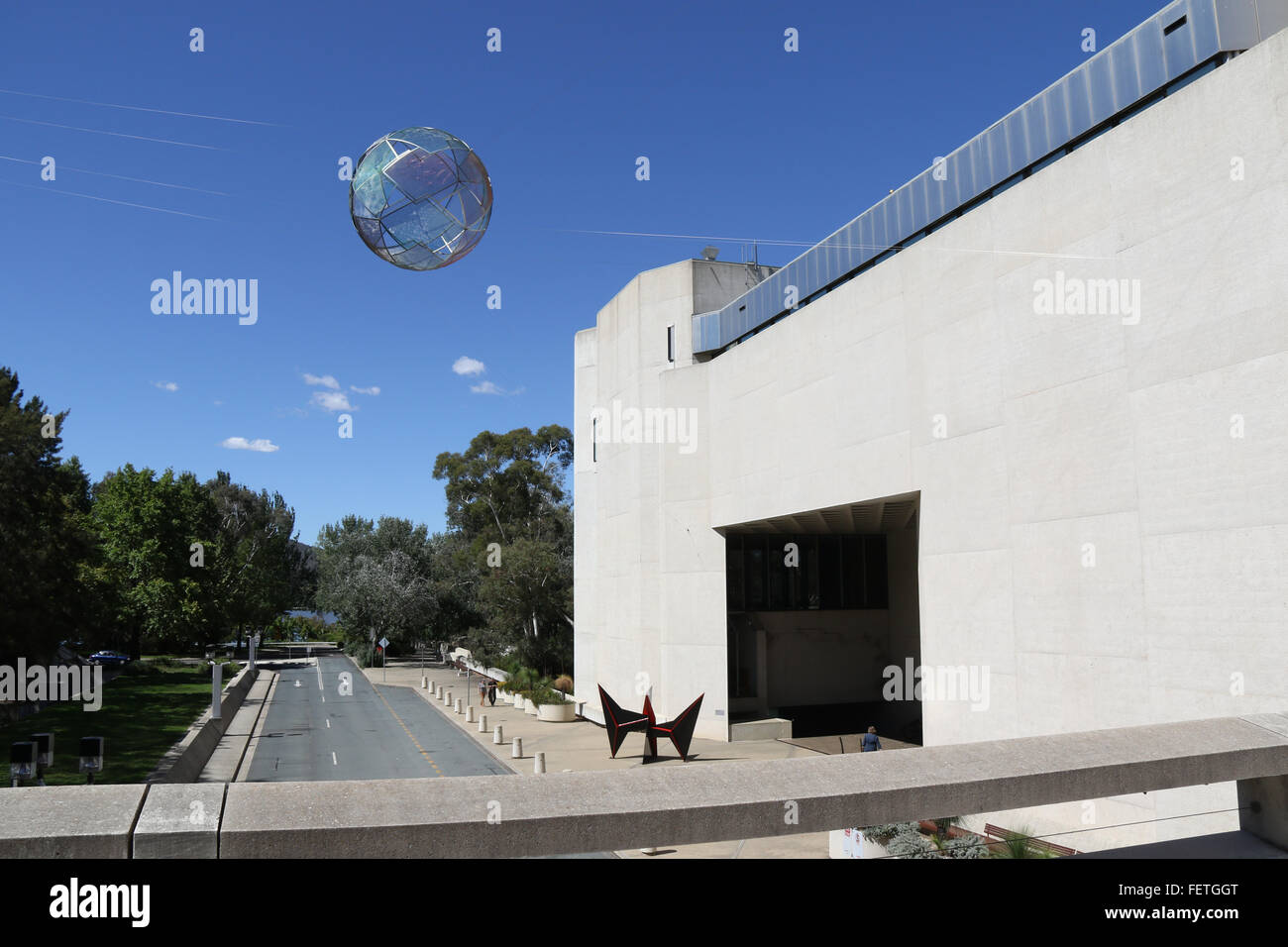 The National Gallery of Australia in Canberra. Stock Photo