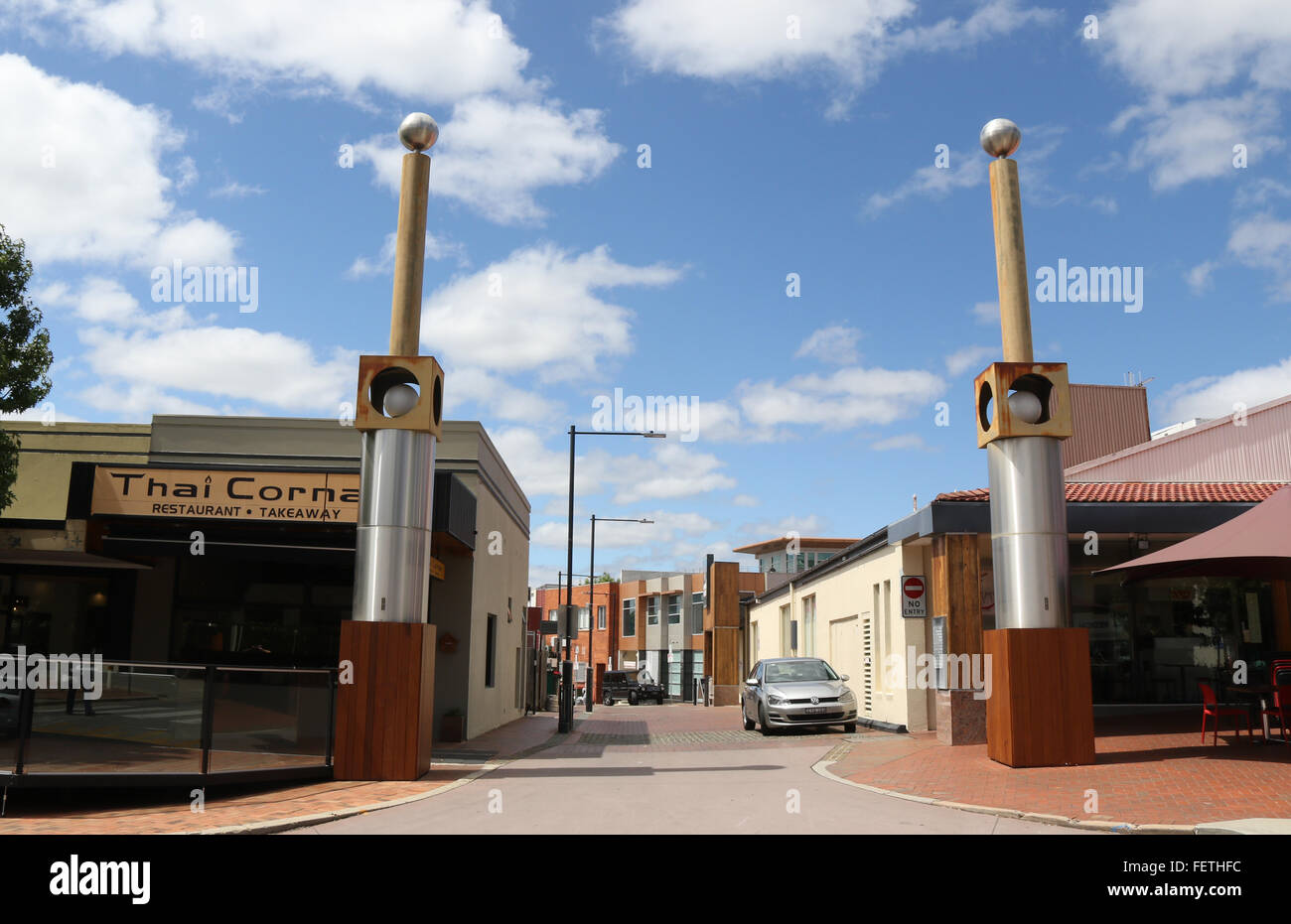 The Canberra suburb of Manuka Stock Photo Alamy