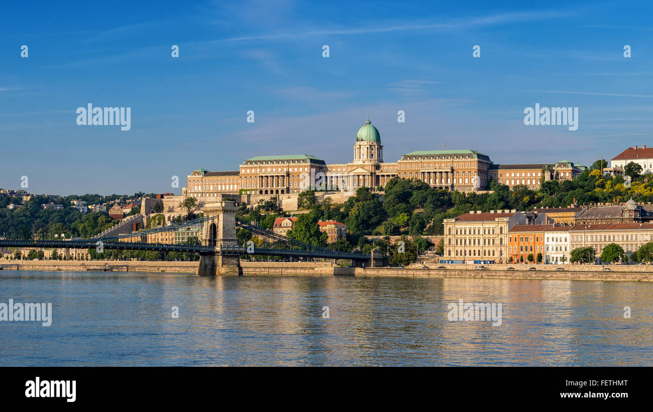 Buda castle and city skyline , Budapest , Hungary Stock Photo - Alamy