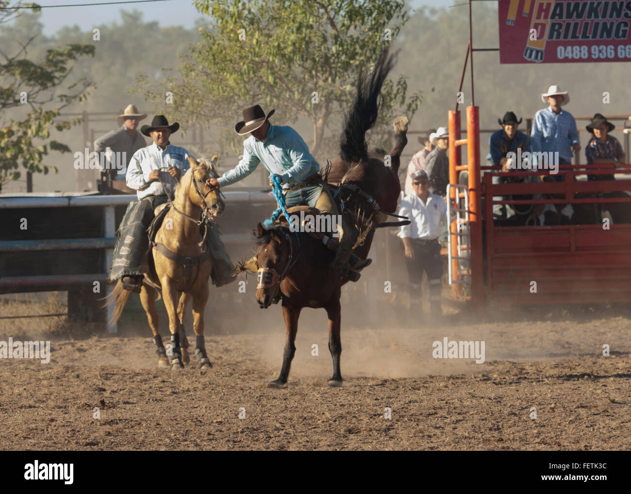 Collinsville Rodeo, Queensland, Australia Stock Photo