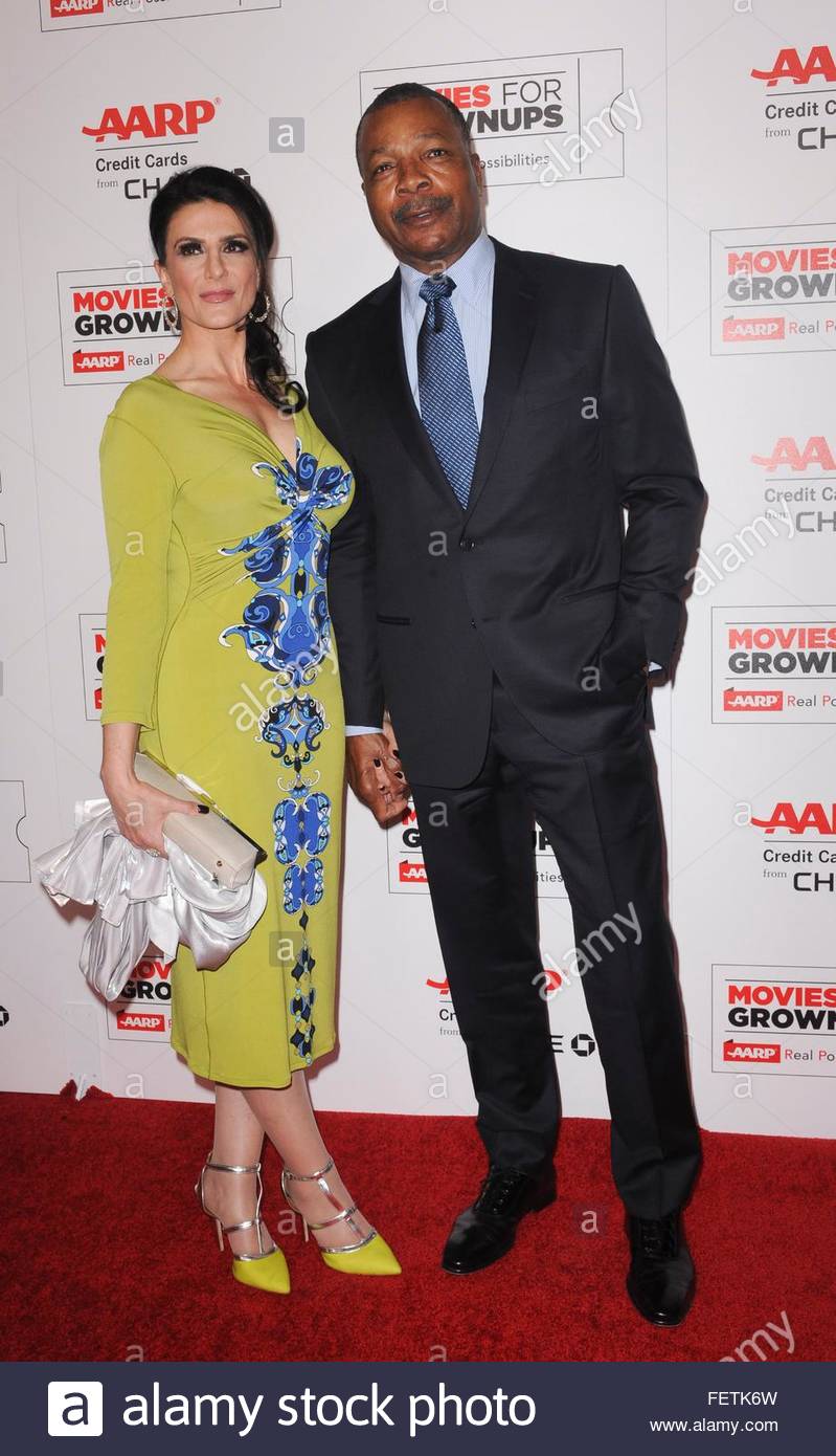 Beverly Hills, CA. 8th Feb, 2016. Jennifer Peterson, Carl Weathers at