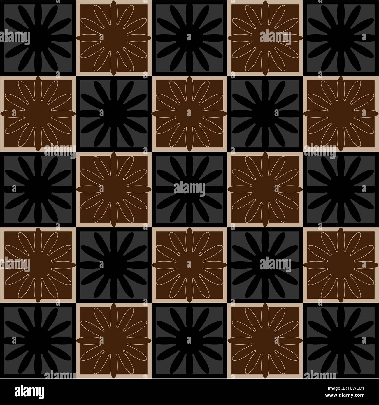Abstract Brown Square Pattern Brown mold Stock Vector Images - Alamy
