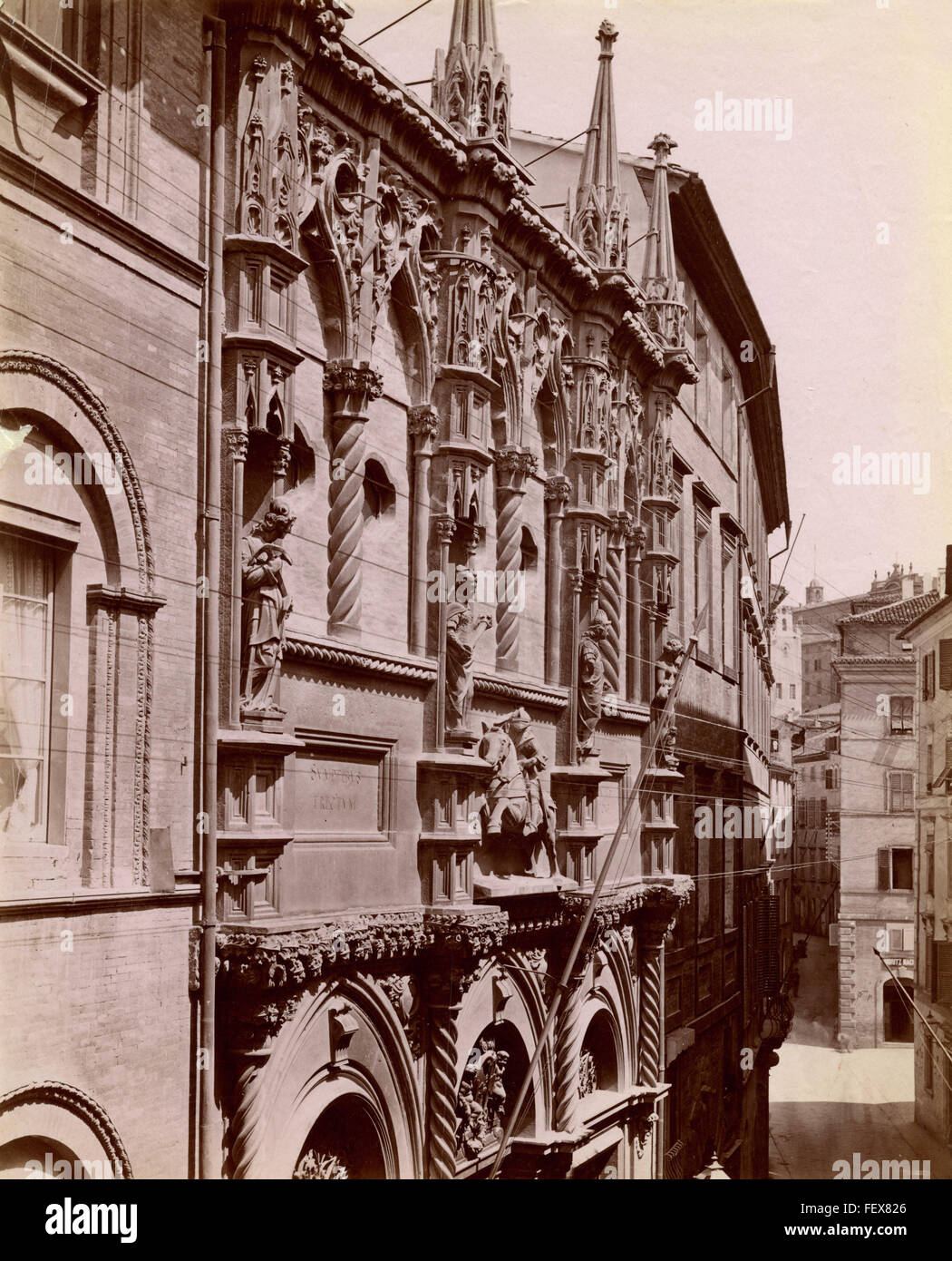 Merchants' Loggia, Ancona, Italy Stock Photo