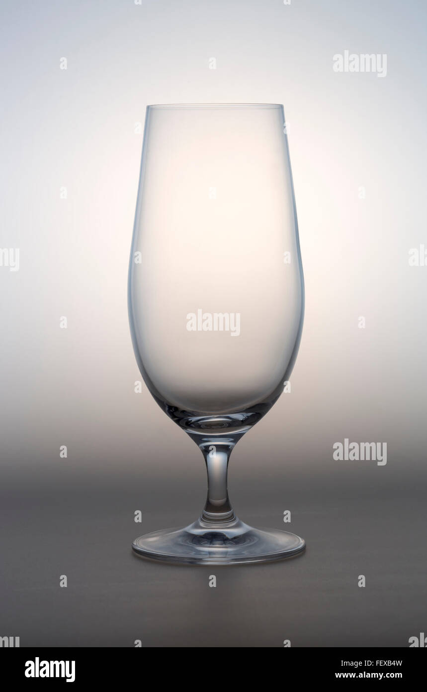 Empty Beer Glass Stock Photo Alamy