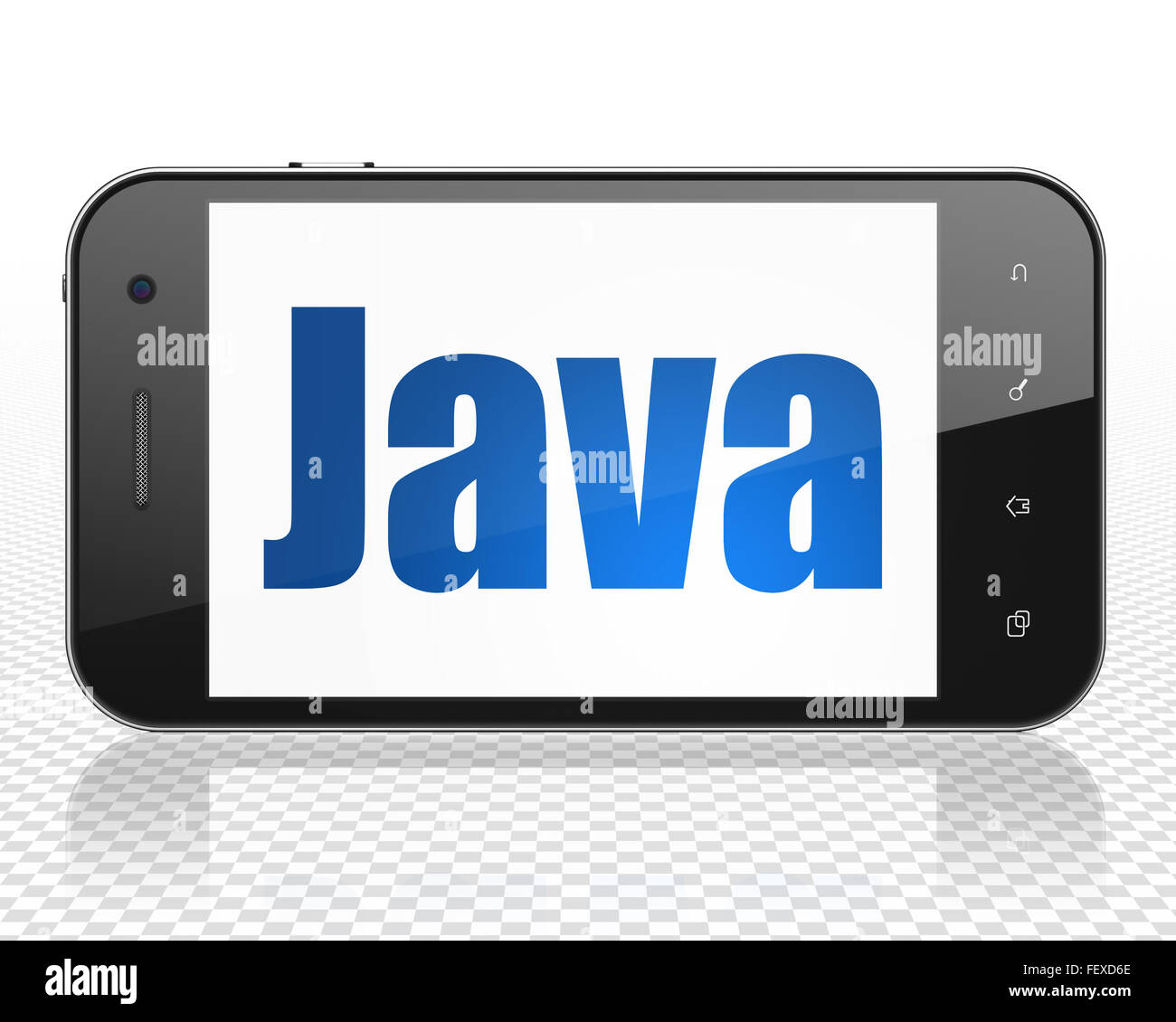 Software concept: Smartphone with Java on display Stock Photo - Alamy