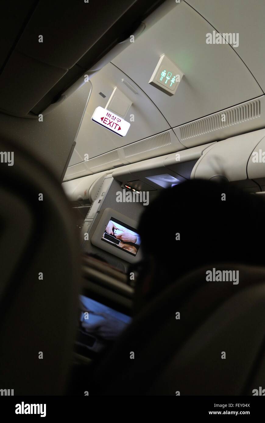 View Of Luxury Vehicle Interior Stock Photo