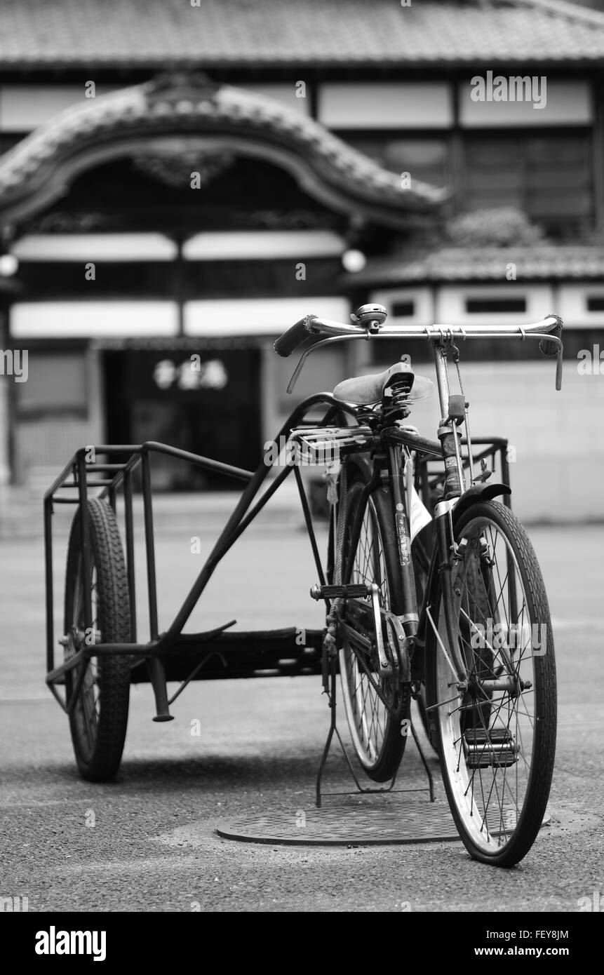 View Of A Tricycle On The Road Stock Photo Alamy