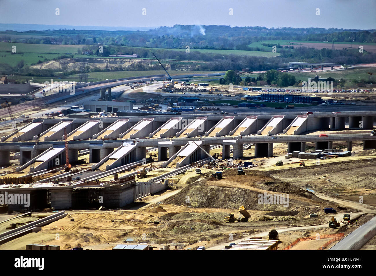 AA 5408. Folkestone, Channel Tunnel Terminal under construction
