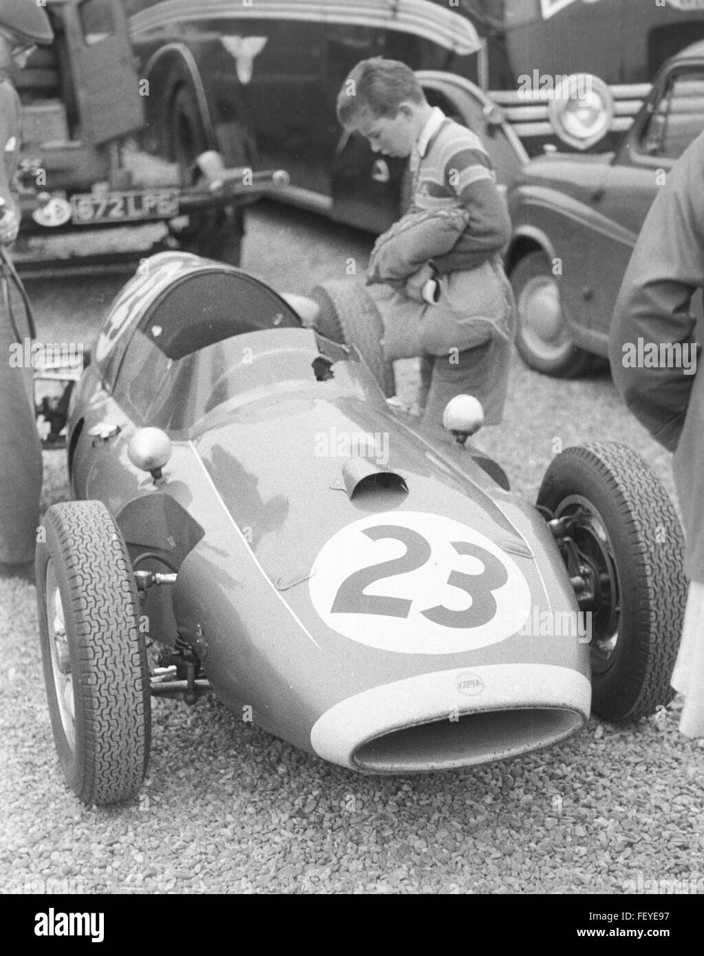 AA 5641. Silverstone, Buckinghamshire, British Grand Prix 1960, England Stock Photo