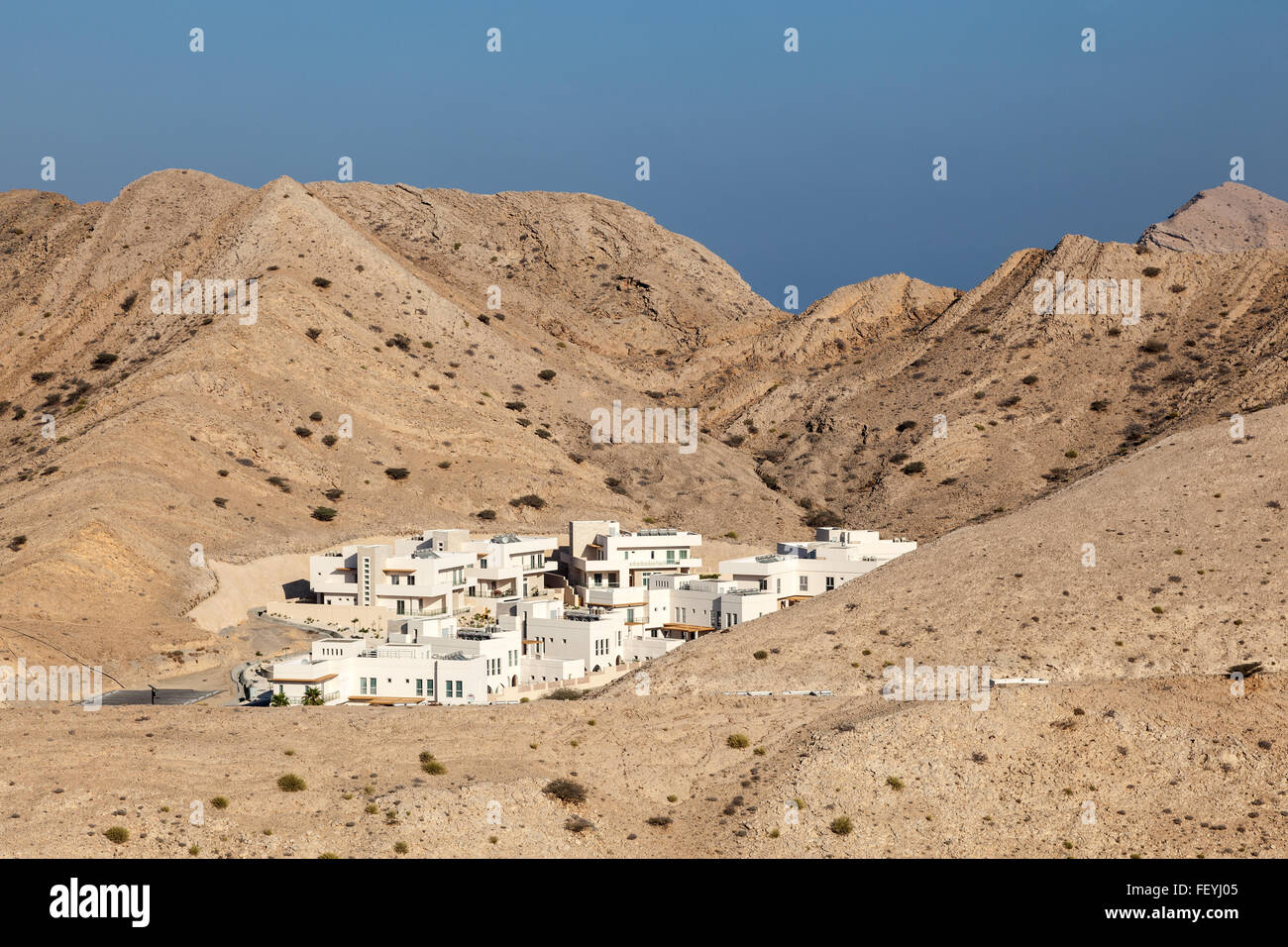 Urbanization in Muscat, Oman Stock Photo