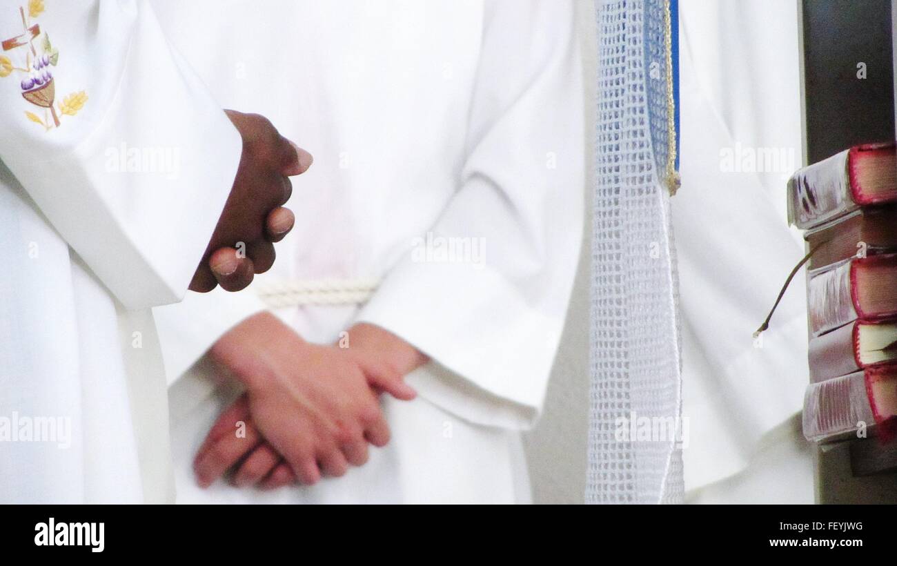 Priests Hands High Resolution Stock Photography and Images - Alamy
