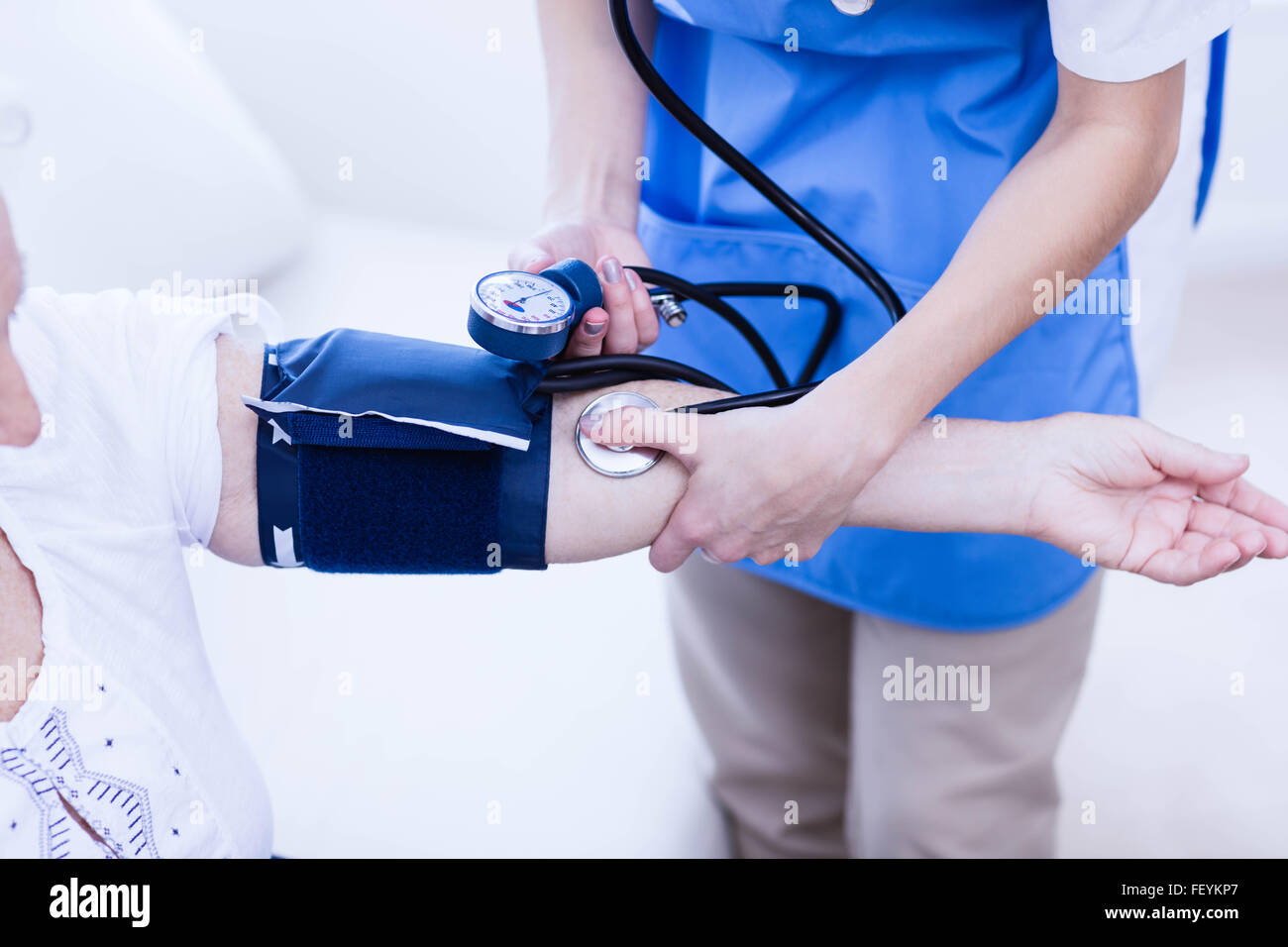 Caring for elderly stress hi-res stock photography and images - Alamy