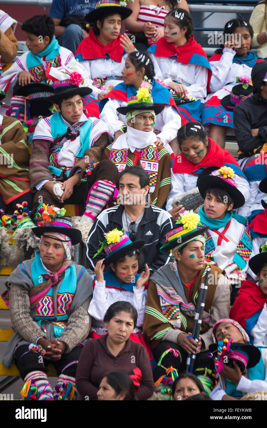 Peruvian Folkloric dance. International festival of folk dances El Buen