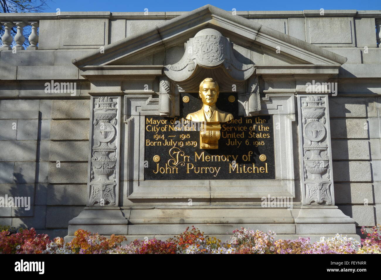 Memorial to John Purroy Mitchel (18791918), 95th Mayor of New York