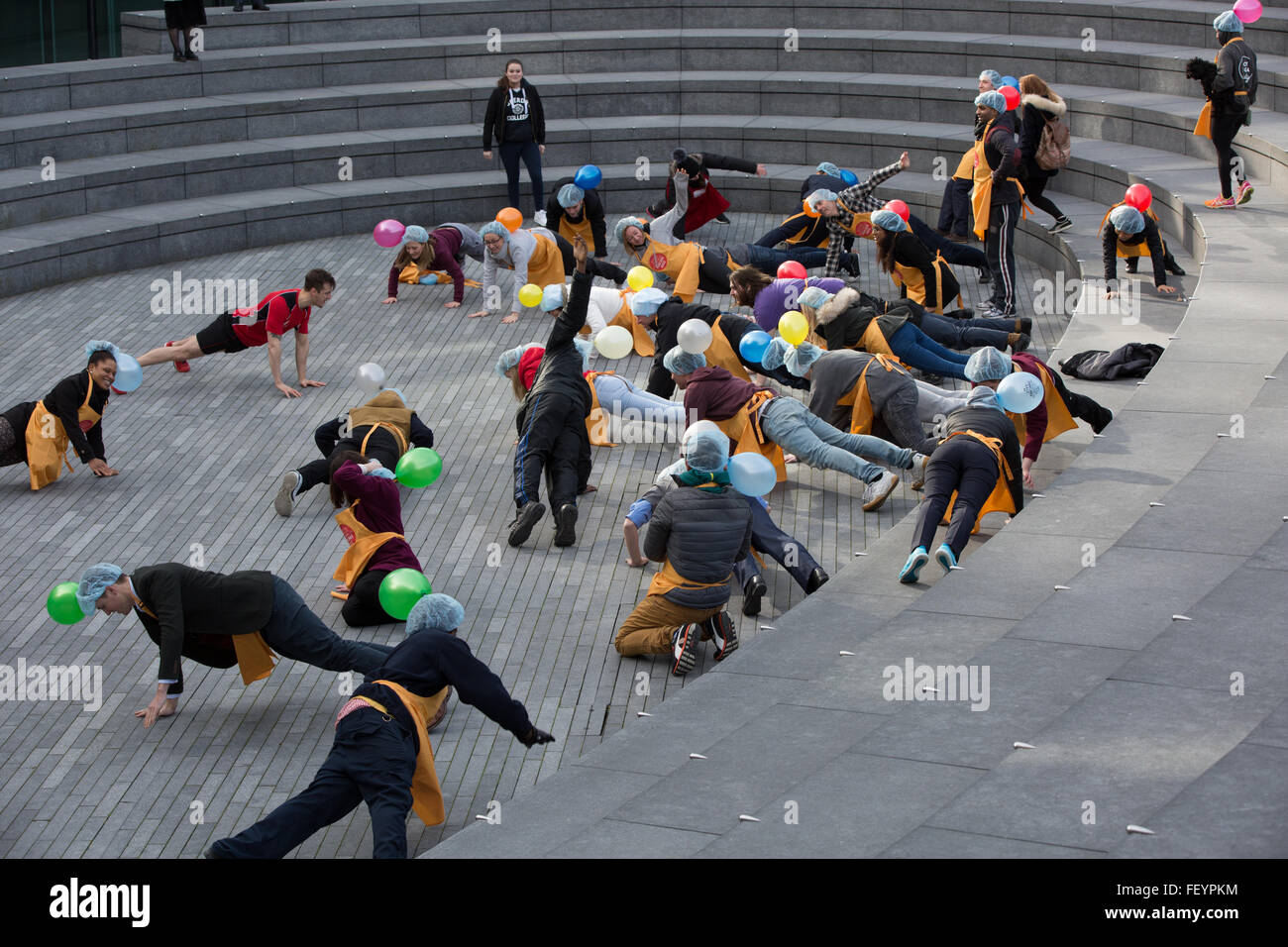 The London Bridge City Pancake Race, in its 4th Year, is a triathlon of