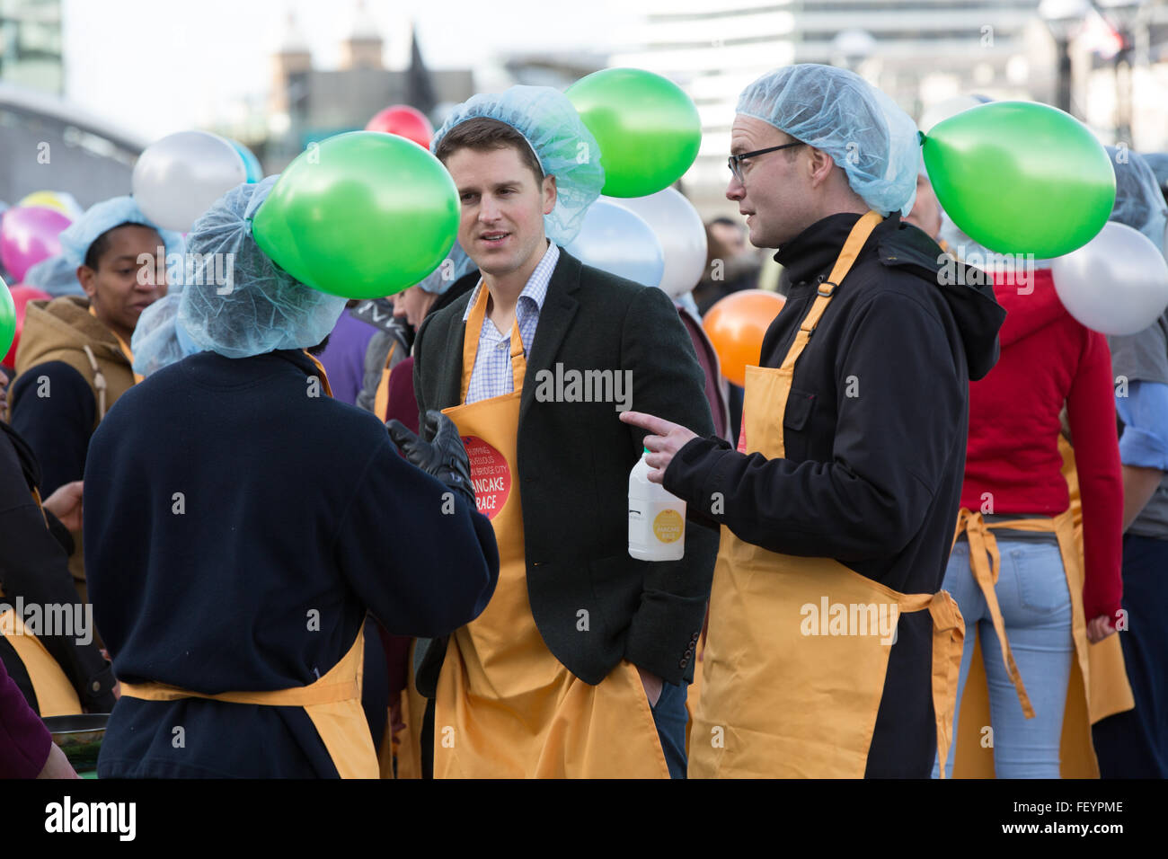The London Bridge City Pancake Race, in its 4th Year, is a triathlon of