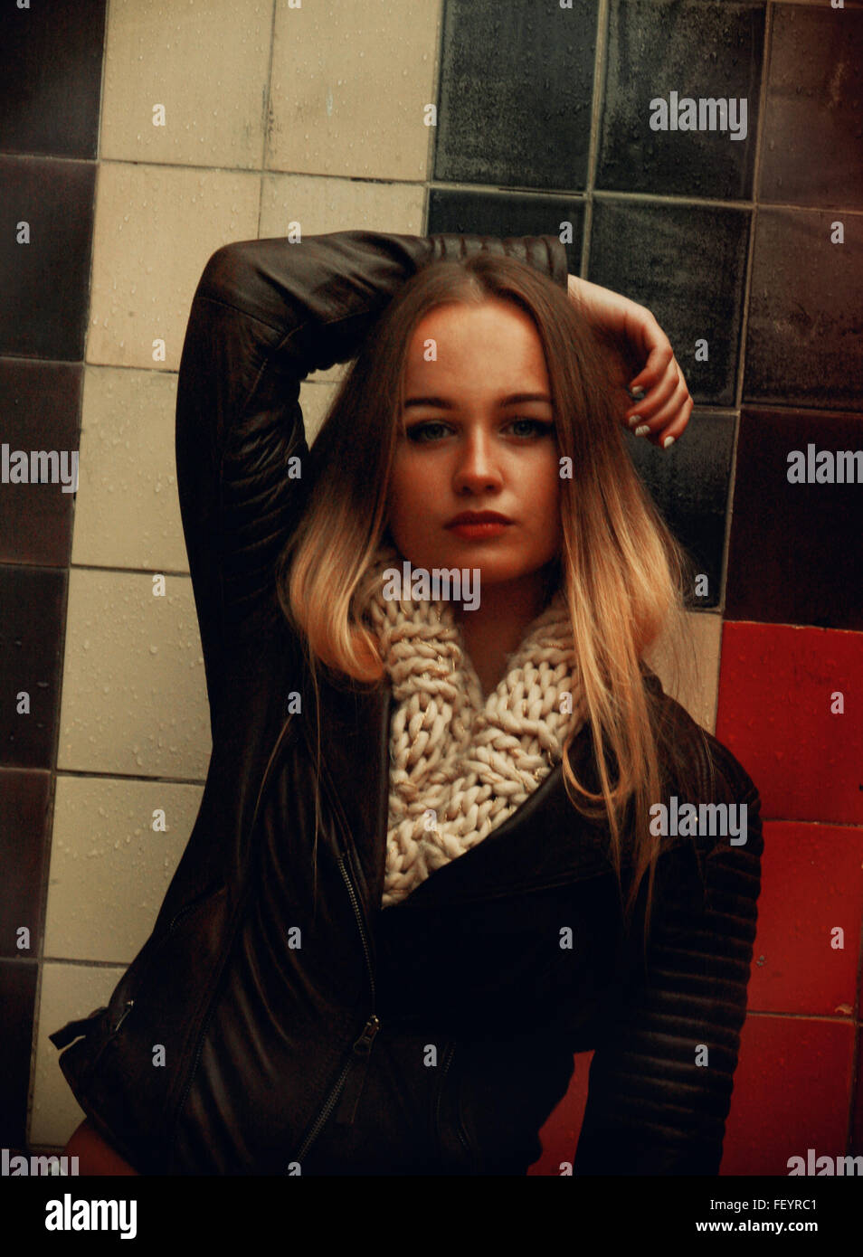 location shoot, urban urban fashion, color photography