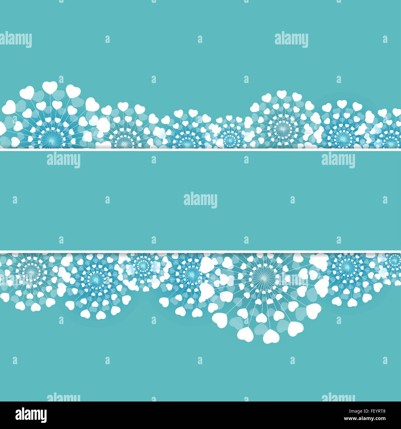 Abstract Heart Flower Background Vector Illustration Stock Vector Image ...