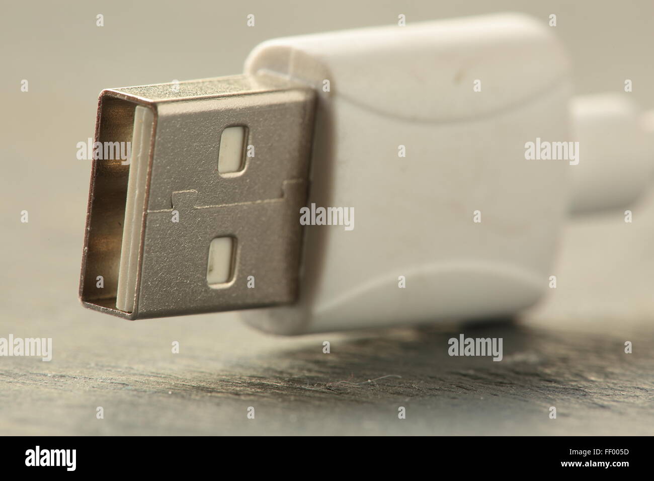 USB cable charger Stock Photo