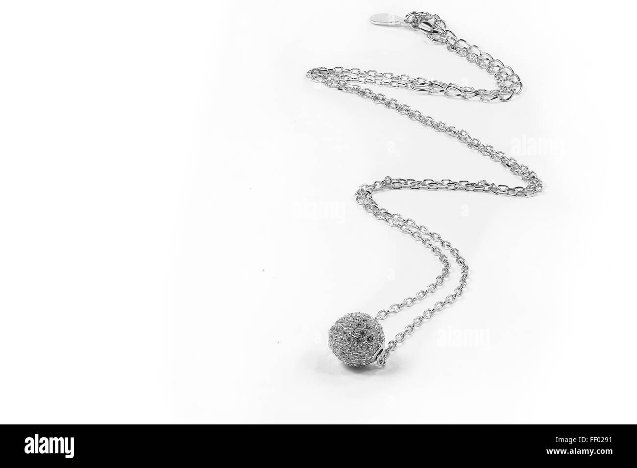 Silver jewellery isolated hi-res stock photography and images - Alamy