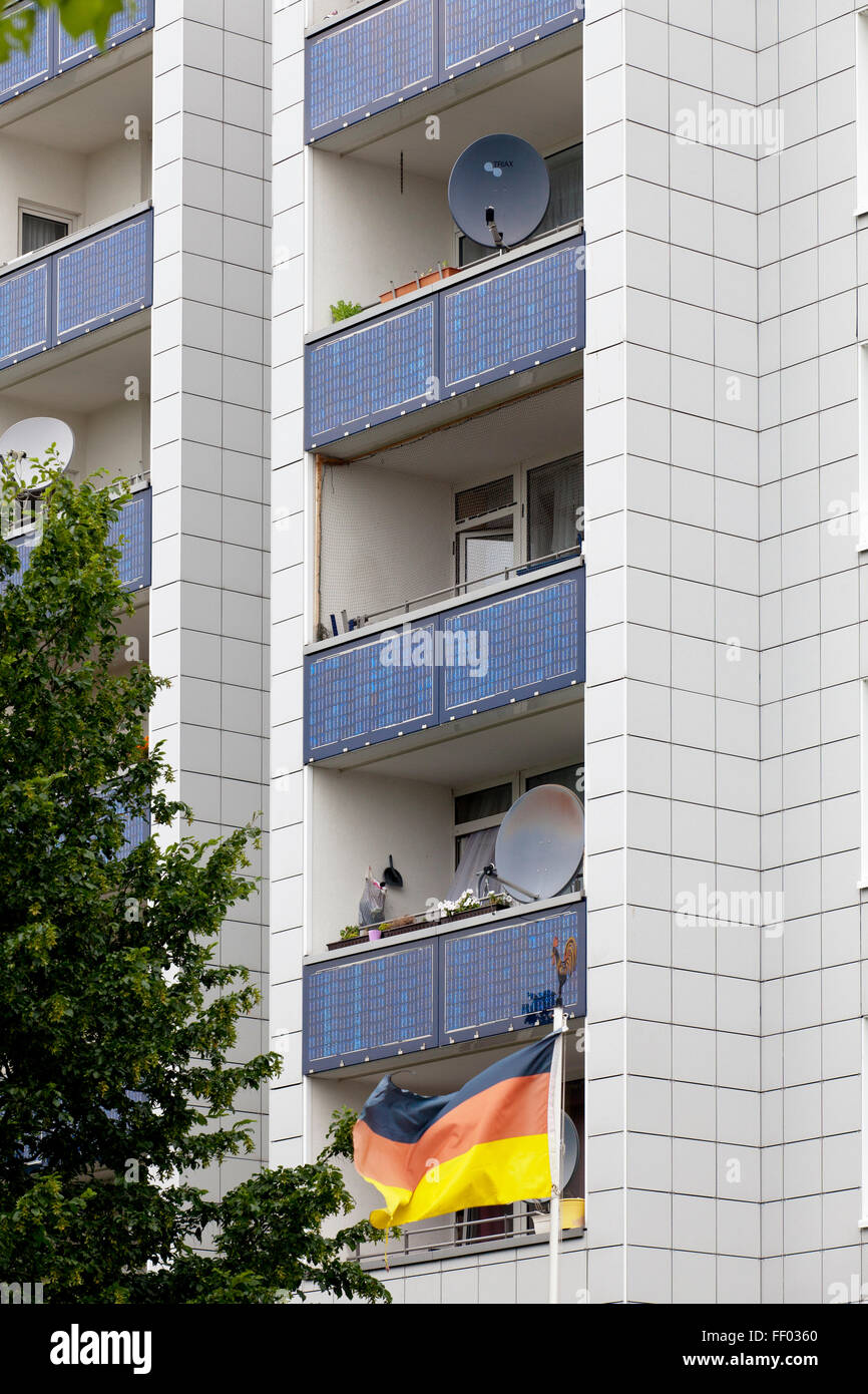 Europe, Germany, Cologne, solar energy housing estate in Cologne